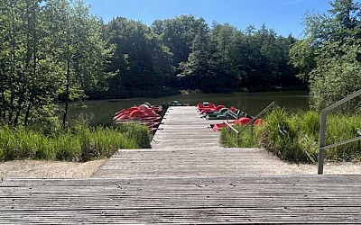 Der Bagnosee zwischen Borghorst und Burgsteinfurt, ist eine Oase des Alltags